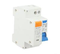 Disjoncteur de fuite, 230 V 16 A DPN interrupteur à air RCBO petite protection contre les surcharges pour boîte de distribution domestique 1P+N 30 mA 6 kA