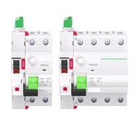 Disjoncteur de fuite à LED 2P 4P Type A RCD RCCB 6KA 16A/63A 30mA 230V 400V(32A,2 Pole 100mA)