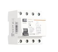 Disjoncteur de fuite CC 10KA 1P+N 2P 4P 2 pôles 4 40A 63A 30mA Type B 6mA EV EVSE 220V EKL6-100B(4P 40A)