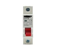 Disjoncteur de protection batterie voiture, DC 12V 24V 48V, DZ47, des pôles positifs et négatifs, isolateur commutateur(1P,60A)