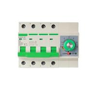 Disjoncteur de protection contre les surcharges triphasé à 4 fils 380 V 32 A, 63 A avec fonction de minuterie 0-60 min 0-6 h type DIN 380 V(32A)