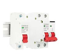 Disjoncteur de protection de batterie de voiture DC 12 V 24 V 48 V 36 V DZ47, interrupteur de protection des pôles positifs et négatifs DC(1P,25A)