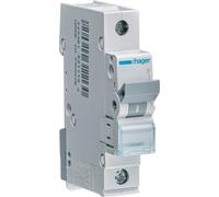 Disjoncteur de protection de ligne 1 pôle 6kA caractéristique B 16A 1 module Hager MBN116