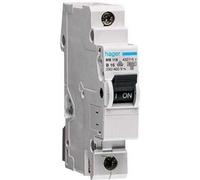 Disjoncteur de protection de ligne 1 pôle 6kA caractéristique B 6A 1 module Hager MBN106