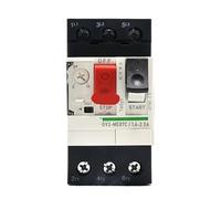 Disjoncteur de protection moteur GV2ME07C 1,6-2,5 A, bouton-poussoir, 3 pôles, thermomagnétique, noir