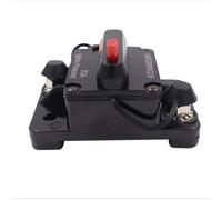Disjoncteur de puissance - 30 A à 80 A - Interrupteur de sécurité à réinitialisation manuelle - Étanche DC 12 V - 48 V - Protection des boutons - Bloc d'alimentation compact avec réinitialisation