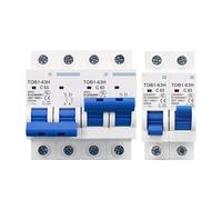 Disjoncteur de verrouillage commutateur transfert manuel TOB1-63H, 1P+ ou 2P+ double inverseur puissance MCB, AC 230/400 V 50/60 Hz 6-63 A, courbe C 6 kA, montage sur rail DIN 35 mm(1P Plus 1P,40A)