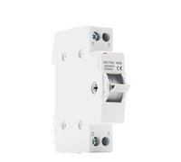 Disjoncteur de verrouillage de transfert manuel à double alimentation MTS 1P 40A 63A, disjoncteur de coupe et coupe sur rail DIN(63A)