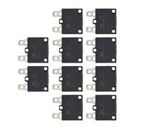 Disjoncteur de Voiture pour Enfants, AC125 250 V Protection Durable contre les Surcharges de Réinitialisation Automatique 10 Pièces pour Moto (8A)