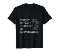 Disjoncteur déclenché par la conception de conversation T-Shirt