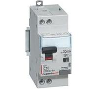 Legrand Disjoncteur différentiel DX³4500 10A type AC 30mA courbe C 1P+N