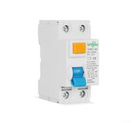 Disjoncteur différentiel 10 A, 2P 10-63 A 10 mA 6 kA 230 V pour protection électrique industrielle, dispositif de courant résiduel avec boîtier ignifuge