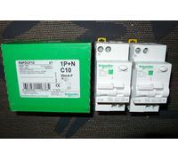 DISJONCTEUR DIFFERENTIEL 10A 30mA TYPE F, A SCHNEIDER ELECTRIC R9PDCF10 10AMPERE