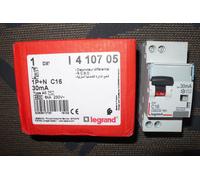 DISJONCTEUR DIFFERENTIEL 16A 30mA COURBE C TYPE AC 410705 LEGRAND 16AMPERE PC6kA