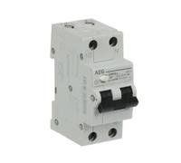 Disjoncteur différentiel 1P+N 16A courbe C 30mA 4,5kA AC 2 modules AEG DDM45AC1