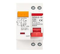 Disjoncteur différentiel 1P+N 230 V DZ30L DZ40LE EPNL DPNL 6-63 A avec protection contre les surintensités et courts-circuits(10A)