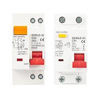 Disjoncteur différentiel 1P+N 230 V DZ30L DZ40LE EPNL DPNL 6-63 A avec protection contre les surintensités et les courts-circuits(10A)