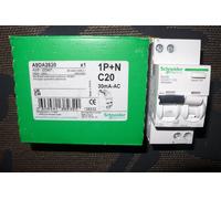 Schneider Electric – Disjoncteur différentiel Acti9 iDD40T 1P+N C 20A 4500A/6kA 30mA AC A9DA2620