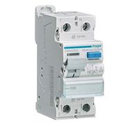 Disjoncteur différentiel 2p 10kA 25A 30mA A CDA525D 3250611620600 Hager