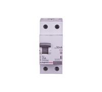 Interrupteur différentiel RX 2P 230V~ 25A typeAC 30mA 2 modules LEGRAND 402024