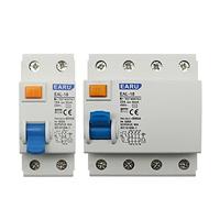 Disjoncteur différentiel 2P 4P 10/30/100/300 mA Type AC RCCB RCD ELCB électromagnétique Interrupteur de sécurité(4P 50A,300mA)