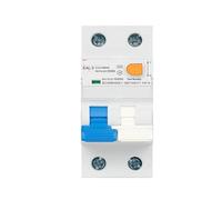 Disjoncteur différentiel 2P AC230V RCBO/RCCB/MCB de type A, protection contre les fuites de courant (courbe B/C), EAL-3, 40 A, 30 mA(Curve C 40A)