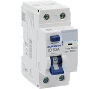 Disjoncteur Différentiel 2x63A 30mA Type AC à Vis - Haute Performance - Eurohm - 23763