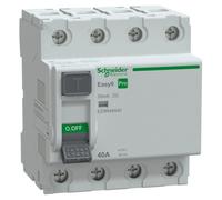 Schneider Electric Disjoncteur différentiel Easy9 Pro EZ9R49440 40A 4P 30mA Type A