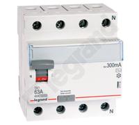 Disjoncteur différentiel 4P 63A 0,3A type P300 série TX3 411729