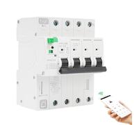 Disjoncteur différentiel 63A 30ma Interrupteur différentiel WiFi Automatique tuya APP Reclosing Disjoncteurs électriques 380V 4P Protection contre les fuites réenclenchable sous tension.