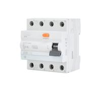 Disjoncteur différentiel AC 4P 25 A 30 mA, protection contre les surcharges et les pannes de terre, adapté aux résidences et installations électriques.