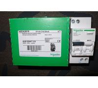 Schneider Electric Disjoncteur différentiel Acti9 iDD40T 1P+N C 16 A 30 mA Type AC 4500A/6kA