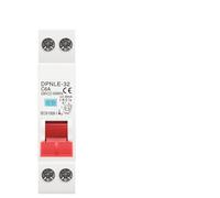 Disjoncteur différentiel différentiel 18 mm 1P+N AC 230 V 50/60 Hz 6 kA avec protection contre les surintensités et les fuites(6A)