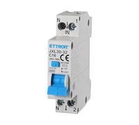 Disjoncteur différentiel Dispositif de Protection 1P+N 16A C10 220V 4.5kA 30mA 220V 1 Module DIN Ettroit JXL30-32-1P+N-16A
