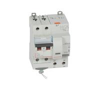 Legrand Disjoncteur différentiel monobloc DX3 6000 2P 10A type AC 300mA 10kA arrivée haute