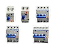 Disjoncteur différentiel DZ30LE DZ47LE EPNL DPNL 32A 63A 100mA 300mA 50mA 230V avec protection contre les surintensités et les fuites(4Pole,40A 30mA)