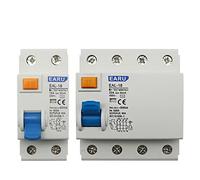 Disjoncteur différentiel électromagnétique à courant résiduel 2P 4P 10/30/100/300 mA Type AC RCCB RCD ELCB Interrupteurs de sécurité(4P 20A,100mA)
