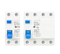 Disjoncteur différentiel électromagnétique à courant résiduel de type AC, disjoncteur différentiel de sécurité AC ELCB 2P 4P 6A RCD 30mA 100mA(100mA,2P 40A)