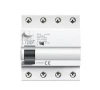 Disjoncteur différentiel électromagnétique GYL9 AC, interrupteur de sécurité 4P 40 A 63 A 100 A(4P 40A,300mA(0.3A))