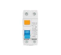Disjoncteur différentiel électromécanique RCCB RCD 2P 4P 63A 10mA 30mA 6KA 230/400V Disjoncteur différentiel à courant résiduel Interrupteur de sécurité(40A,2Pole 30mA)