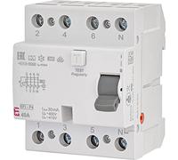 Disjoncteur différentiel FI 40 A - 4 pôles - 30 mA - Type A - 400 V, Interrupteur Différentiel