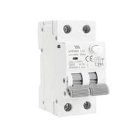 Disjoncteur différentiel GYR9NM 230 V 2P 4P avec protection contre les surintensités et les courts-circuits, disjoncteur différentiel, disjoncteur différentiel, rail DIN, max. 40 A(300mA,2P 10A)