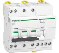 disjoncteur différentiel - idd40k - 3p+n - 20a - courbe c - 300 ma - type ac - 4.5 ka - schneider electric a9dk5720