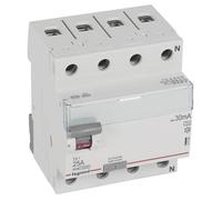 Disjoncteur différentiel - Legrand - 411764 - 25 A - 400 V - Type A pour courants d'erreur