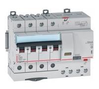 Legrand Disjoncteur différentiel monobloc DX³6000 4P 63A 10kA type AC 300mA arrivée haut départ bas