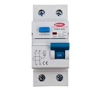 Disjoncteur différentiel + magnétothermique (RCBO) 1P+N 30mA Type AC - Série TSN3 Tosunlux - (63A)