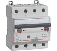 411189 Legrand Disjoncteur différentiel tétrapolaire 32A 30mA type AC - DX³6000 10kA 4P