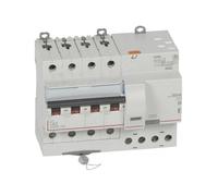 Legrand Disjoncteur différentiel monobloc DX³6000 411203 - 4P 63A 400V 30mA Type AC 10kA
