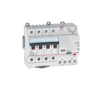 Legrand Disjoncteur différentiel monobloc DX³6000 – 4P 400V 40A 30mA type AC 10kA arrivée haute