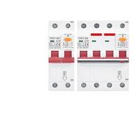 Disjoncteur différentiel monophasé triphasé 16 A, 32 A, 63 A, 2P, 3P, 4P, 30 mA, 300 mA, AC 380 V, protection électrique du moteur(16A)